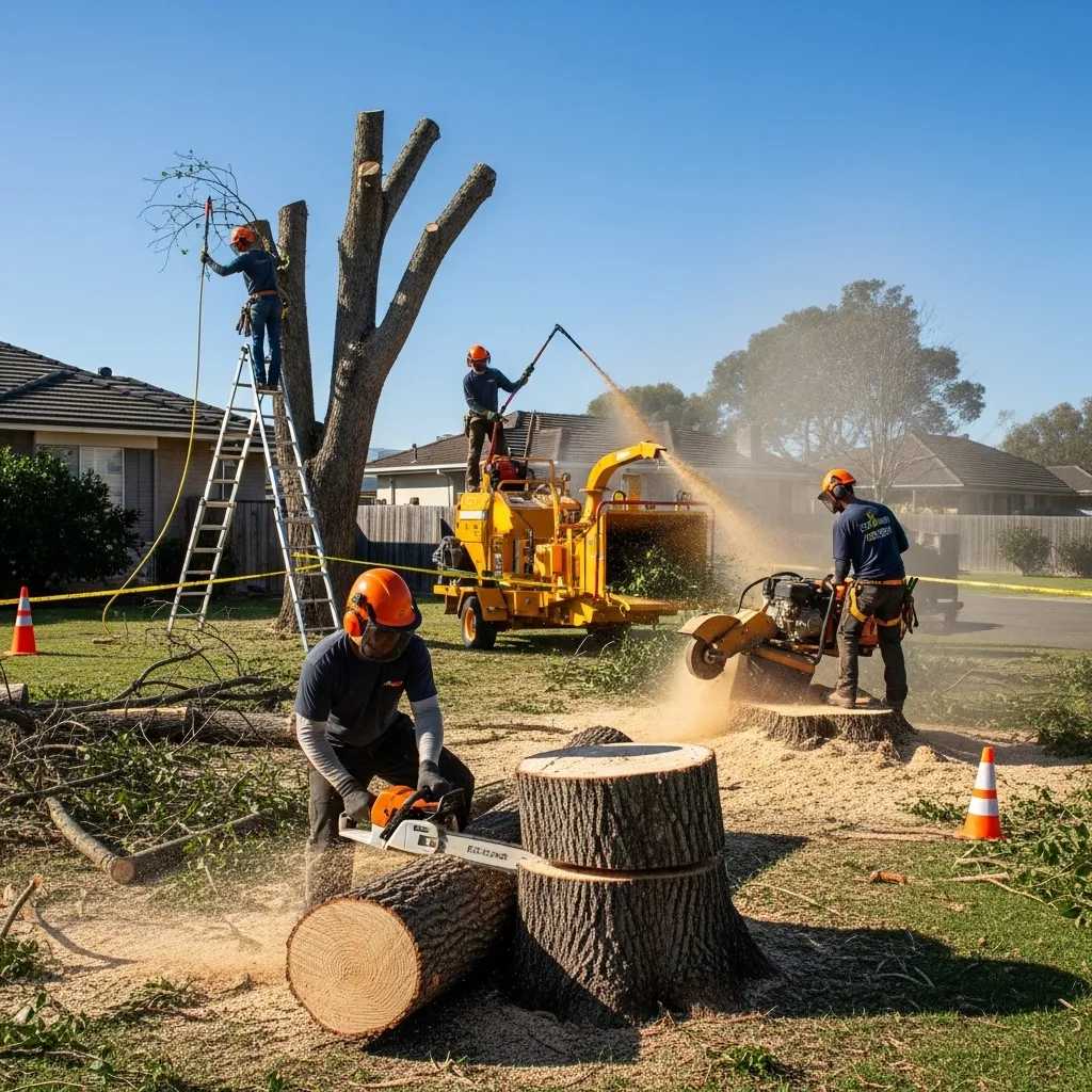 Tree Trimming Process in Lubbock