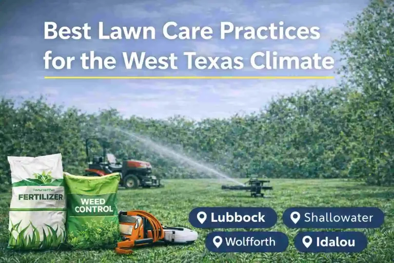 Best Lawn Care Practices for the West Texas Climate