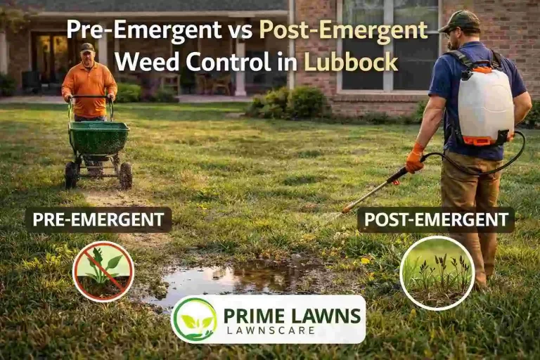 Pre-Emergent vs Post-Emergent Weed Control in Lubbock