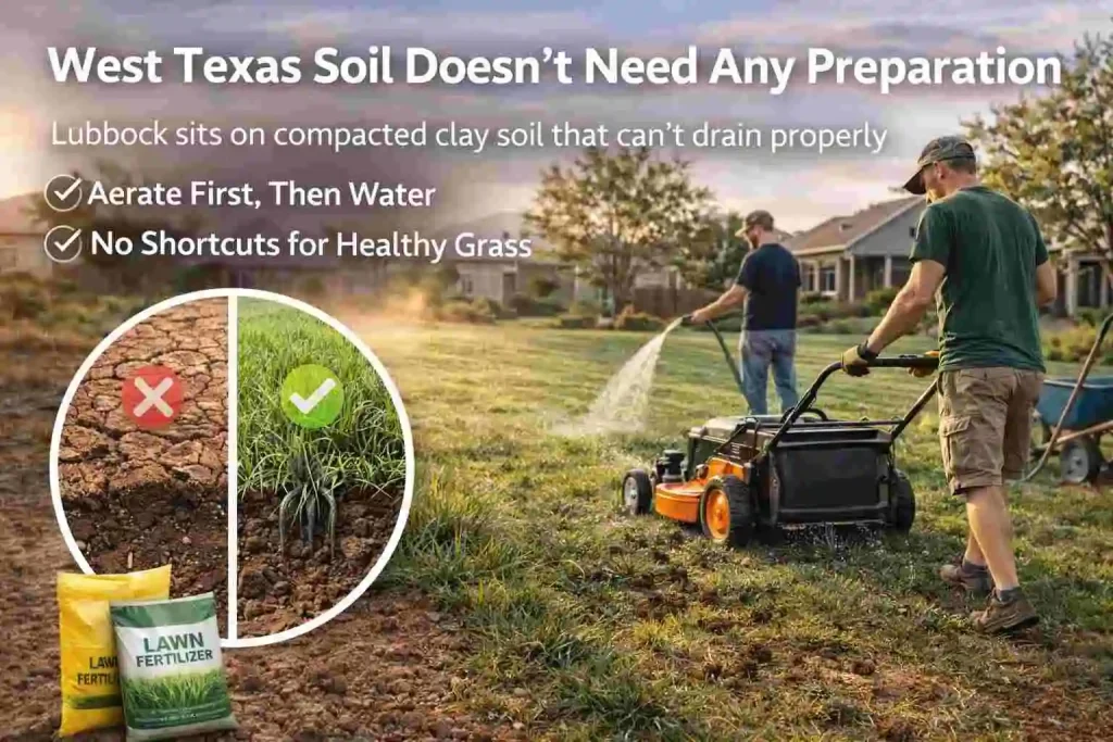 West Texas Soil Doesn't Need Any Preparation