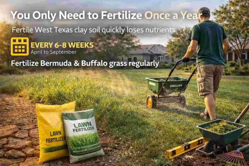 You Only Need to Fertilize Once a Year