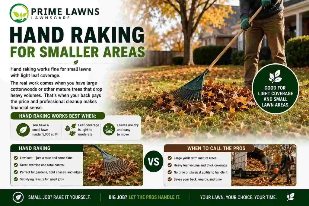 Hand Raking for Smaller Areas