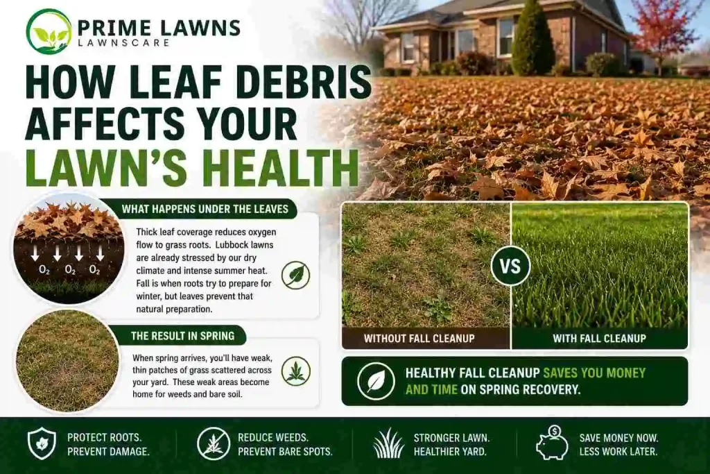 How Leaf Debris Affects Your Lawn's Health