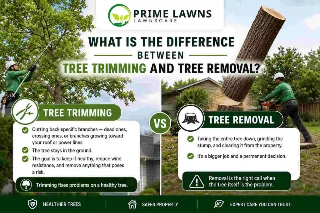 Tree Trimming vs Tree Removal: How Are They Different